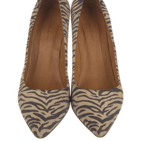 Isabel Marant Tiger Printed Heels, Size 6 - Picture 5 of 5